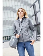 Daiber JN 1147 Dámská 2-vrstvá melanžová softshell bunda 02.1147 dark melange/black Daiber JN 1147 Dámská 2-vrstvá melanžová softshell bunda 02.1147 dark melange/black