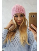 Dámská čepice Cina K259 tmavě růžová Dámská čepice Cina K259 tmavě růžová