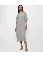 Dámská noční košile Timeless Sensuality NDK SSL - GRAY - šedá 7816 - TRIUMPH