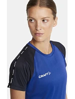 Craft Teamwear Squad Go Contrast Jersey W Dámské kontrastní sportovní tričko 82.2726 white Craft Teamwear Squad Go Contrast Jersey W Dámské kontrastní sportovní tričko 82.2726 white