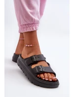 Dámské Pěnové Žabky Na Platformě Černé Melorea