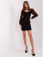 Šaty RV SK 7347.03X černá Šaty RV SK 7347.03X černá