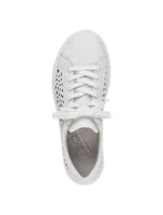 Kožená pohodlná obuv Rieker W RKR641 white