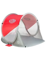 Samonosný plážový stan NILS CAMP NC3142 Červeno-šedý