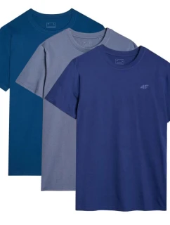 Pánské tričko (sada 3 triček) 4F 3P-SS-4FWMM00TTSHM2256-90S 3PAK