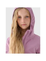 Dívčí softshellová větruodolná bunda 4F Junior 4FJWAW24TSOFF261-54S s membránou neodry 5000