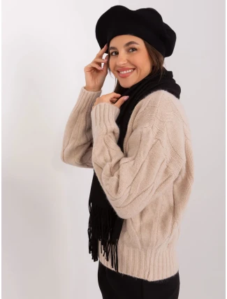 Dámský baret 231305.91P černý - FPrice Dámský baret 231305.91P černý - FPrice