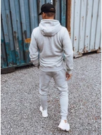 Pánská šedočerná tepláková souprava FashionStreet AX0777