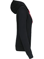 Kariban K 465 Dámská mikina s kontrastní kapucí 20.K465 black/red