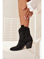 Boty na podpatku model 218512 Step in style Boty na podpatku model 218512 Step in style