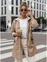 Dámská přechodná bunda parka MEROY béžová FashionStreet TY4288