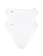 Dámské kalhotky Sloggi Basic+ Tai 2P bílé