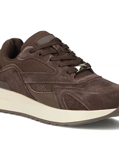 Filippo hnědé semišové kožené polobotky DP7728/26