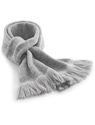 Beechfield B 470 Pletená šála "Classic" 53.0470 heather grey Beechfield B 470 Pletená šála "Classic" 53.0470 heather grey