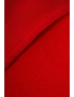 Šaty s kapucí a bočním rozparkem červené Šaty s kapucí a bočním rozparkem červené