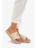 Dámské pantofle Big Star – béžové