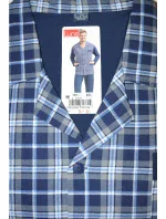 Pánské rozepínané pyžamo Luna 797 3XL-4XL Pánské rozepínané pyžamo Luna 797 3XL-4XL