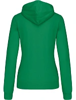 Kariban K 465 Dámská mikina s kontrastní kapucí 20.K465 light kelly green/white