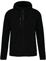 Kariban ProAct PA 366 Dámská pletená fleecová bunda s kapucí 20.P366 dark grey melange Kariban ProAct PA 366 Dámská pletená fleecová bunda s kapucí 20.P366 dark grey melange