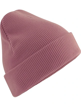 Beechfield B 830N Pletená čepice z bio bavlny 53.830N rose