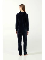 Vamp - Sametová tepláková souprava s kapucí 21162 - Vamp