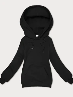 Černá volná klokaní mikina s kapucí S'West (B-11#)