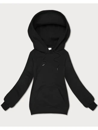 Černá volná klokaní mikina s kapucí S'West (B-11#)