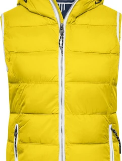 Daiber JN 1075 Dámská vesta "Maritim" 02.1075 sun yellow/white