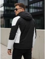 Pánská zimní bunda s kapucí černá FashionStreet TX5123