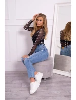 Halenkové body v černé barvě gunmetal