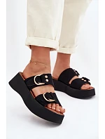 Klapky na platformě model 226359 Step in style Klapky na platformě model 226359 Step in style