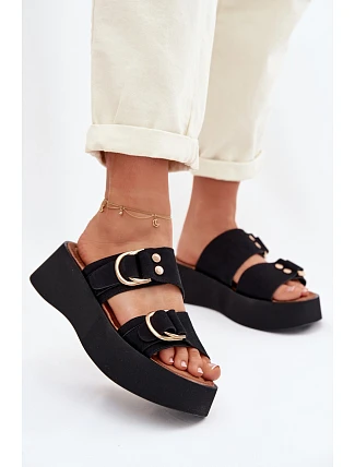 Klapky na platformě model 226359 Step in style Klapky na platformě model 226359 Step in style