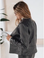 Dámská kožená bunda ramones černá FashionStreet TY5201