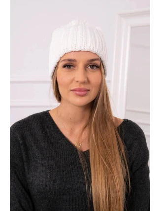 Dámská čepice Rebecca K345 bílá