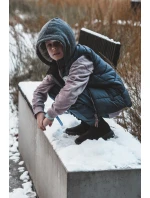 Dětské sportovní boty ze šňůrek Zaelin černé