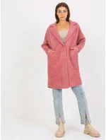 Dámský kabát MBM PL 1521.97P tmavě růžový Dámský kabát MBM PL 1521.97P tmavě růžový