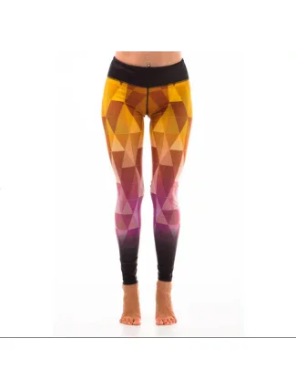 Dámské fitness legíny Six Deuce Nefertari SD-3850-YEPI - Litexo