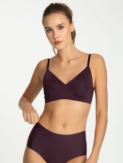 Julimex Simple T-Shirt Bra Dark Plum S-XL