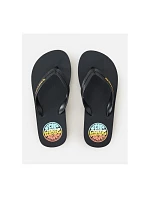 Plážové žabky RIP CURL Wetty Fade Bloom Open Toe – Bo černé