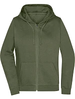 Daiber JN 755 Dámská mikina s kapucí 02.0755 olive Daiber JN 755 Dámská mikina s kapucí 02.0755 olive