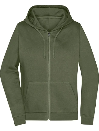 Daiber JN 755 Dámská mikina s kapucí 02.0755 olive Daiber JN 755 Dámská mikina s kapucí 02.0755 olive