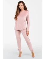 Italian Fashion Akara long length sp. barva:powder pink