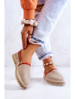 Nazouvací espadrilky Big Star JJ274879 Béžová Nazouvací espadrilky Big Star JJ274879 Béžová