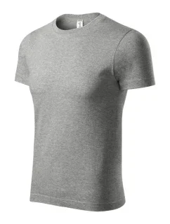 Paint tričko unisex tmavě šedý melír