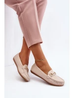 Dámské nazouvací mokasíny se třpytivým zdobením Béžove This Moment Dámské nazouvací mokasíny se třpytivým zdobením Béžove This Moment