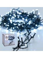 VÁNOČNÍ STROM SVĚTLA SVĚTELNÝ ŘETĚZ 480 VEDL STUDENÁ BÍLÁ
