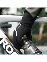 Cyklistické rukavice Rockbros, nepromokavé, velikost: L/XL - černé