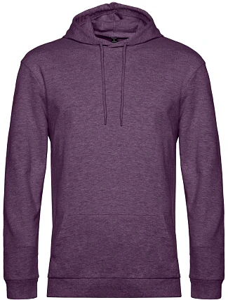 B&C #Hoodie Pánská mikina s kapucí 01.U03W heather purple