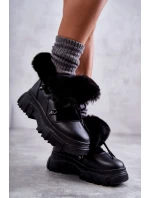 Teplé boty Trappers Černá Charles Teplé boty Trappers Černá Charles