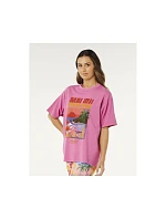 Dámské tričko RIP CURL Hayley O Heritage Tee, růžové
